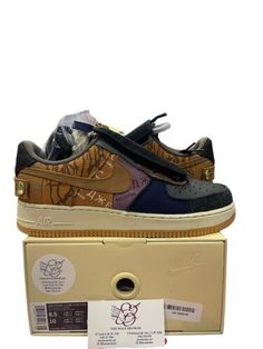 (eBay) Find many great new & used options and get the best deals for Size 8.5 - Nike Air Force 1 x Travis Scott Low Cactus Jack at the best online prices at eBay! Free shipping for many products! Travis Scott Low, Travis Scott Cactus Jack, Cactus Jack, Nike Air Force 1 Low, Air Force 1 Low, Travis Scott, Nike Air Force 1, Air Force 1, Nike Air Force