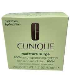 Clinique Moisture Surge 100H Auto-Replenishing Hydrator, 1.7oz Gel Cream. Moisture Surge, Clinique Moisture Surge, Clinique Moisturizer, Skin Care Moisturizer, Gel Cream, Face Moisturizer, Beauty Skin, Aloe Vera, Health And Beauty