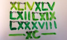 the letters and numbers are made with green ink on white paper that says, xevilve