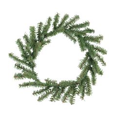 a wreath made out of branches on a white background