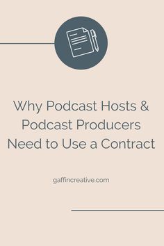 the words, why podcast hosts & podcast products need to use a contact