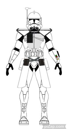 the clone trooper from star wars