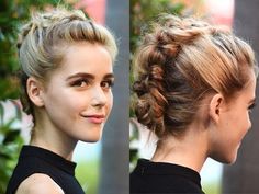 Braided Mohawk Hairstyles, Mohawk Hairstyles, Faux Hawk, Updo Hairstyles, Edgy Hair, Penteado Cabelo Curto, Trending Hairstyles, Braided Updo, Box Braids Hairstyles