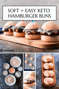 the recipe for soft and easy keto hamburger buns