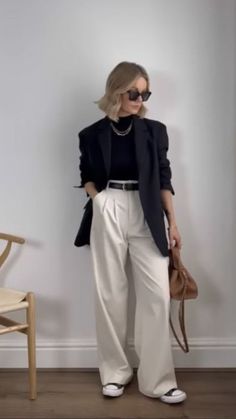 Wide Leg Pant Outfit, Wide Legs, Old Money