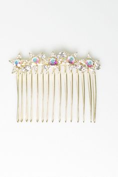 This comb hair slide is perfect for all hairstyles featuring Diamante embellishment with star designs. All Hairstyles, Star Hair, Comb Hair, Hair Slide, Star Designs, Hair Comb, Bobby Pins, Comb, Outlet