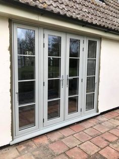 an image of a patio with french doors