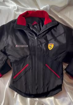 Redbull Jacket F1, Black Ferrari Jacket, Ferrari Clothes, Formula 1 Jacket, F1 Clothes, Ferrari Fashion, Ferrari Jacket, Uni Outfits