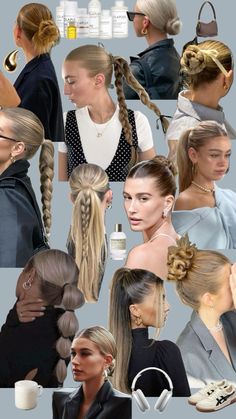 #cleanlook #hairstyles Cute Hair For Going Out, 2 Braids Outfit, Waitressing Hairstyles, Slick Back Hair Outfit, Slick Back Hair Ideas, Trendy Hairstyles 2024, Low Tension Hairstyles, Clean Look Hairstyle, Oily Hair Hairstyles