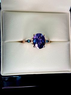 Purple Engagement Ring, Purple Engagement Rings, Purple Sapphire Ring, Dream Future, Tanzanite Engagement Ring, Ring Inspo, Cute Engagement Rings, Future Engagement Rings, Ring Purple