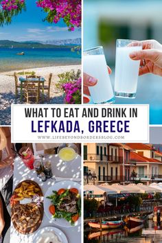 MUST TRY Greek dishes in Lefkada! Are you traveling to Lefkada, Greece and wondering what are the best things to eat and drink in Lefkada? Here's your guide to the best Greek dishes, including what to eat in Lefkada and where to find it! Start planning your food tour of Lefkada today! | what to eat in Lefkada | food in Greece | food in Lefkada | Greece travel | places to eat in Lefkada | what to eat in Greece | Lefkada food guide | Greece food guide | #Lefkada #Greece #food Malta Vacation, Lefkada Greece, Drink Bucket, Balkans Travel