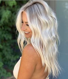 Blonde Hair Goals, Platinum Blonde Hair Color, Cool Blonde Hair, Light Blonde Hair