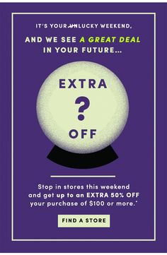 the extra sale is on and it's up to $ 50 off with an extra offer