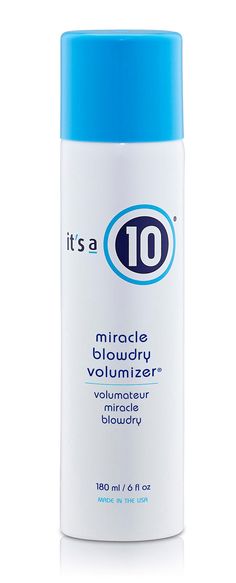 For instant body with no fuss, It's a 10 Miracle Volumizing Blowdry Spray's advanced formula will give your hair a gorgeous look and bounce without weighing it down. Designed as a lightweight finishing and styling spray, this spray will help volumize and smooth your lovely locks, eliminate frizz and protect against humidity with long-lasting results. Ingredients: Please be aware that ingredient lists may change or vary from time to time. To confirm that an It’s A 10 Haircare product is suitable Blow Dry Hair For Volume, Products For Hair, Velcro Rollers, Short Hairstyles Fine, Second Day Hairstyles, Finishing Spray, Hair Skin Nails, Styling Products, Pretty Hair