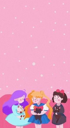 Bee And Puppycat Lockscreen, Bee And Puppycat Wallpaper Iphone, Magical Girl Wallpaper, Bee And Puppycat Background, Kawaii Phone Wallpaper, Magical Girl Aesthetic, Personalized Wallpaper