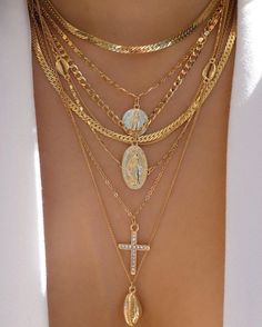 Latina Jewelry, Expensive Jewelry Luxury, Catholic Jewelry, Pierced Jewelry, Classy Jewelry, Expensive Jewelry, Stacked Jewelry