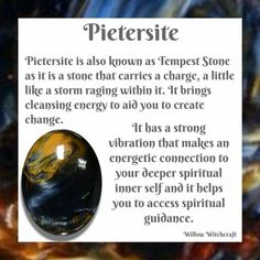 Pietersite Crystal Meaning, Pietersite Meaning, Focus Crystals, Crystal Wishlist, Leo Birthstone, Pietersite Stone, Ritual Oils, Crystal Seashells