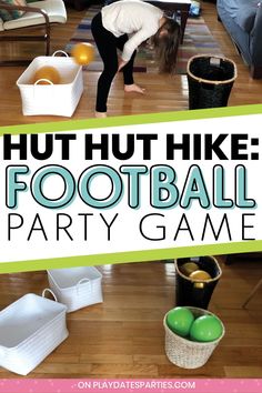 How To Make Goal Posts Football Parties, Game Day Birthday Party, Super Bowl Fun For Kids, Football Carnival Game, Super Bowl Party With Kids, Indoor Sports Party Games, Boys Football Birthday Party Games, Sports Theme Birthday Party Games