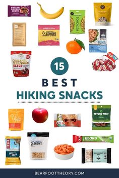 the top 15 best hiking snacks