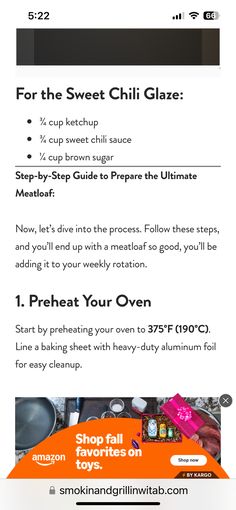 the menu for a restaurant with instructions on how to make it and what to use it