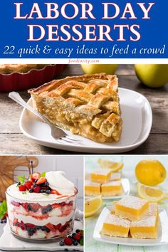 labor day desserts that are easy to make and delicious