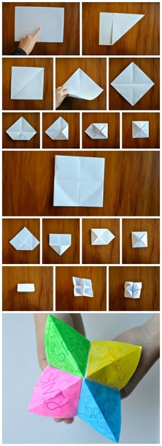 how to make an origami flower out of paper