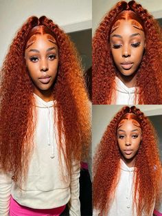 100% Honest Review NOT Paid Product Information: Brand Name:XQ HD Lace Front/ Closure Wig Hairline: Pre Plucked Density:180% Color:Ginger Color, Orange Color, Ginger Orange Color, Fall Colored Texture:100% Deep Wave/Deep Curly Human Hair Wigs Length:14''-30" 13x4 Lace Frontal Wig,13x6 Lace Frontal Wigs Advantage:Can Be Permed, Bleached to Light Color Life Time:No Tangle No Shedding Low Maintenance,Last more than 12 months with Proper Care Magic Hair Curlers, Full Lace Front Wigs, Curling Iron Hairstyles, Remy Human Hair Wigs, Deep Wave Hairstyles, Curly Lace Front Wigs, Magic Hair, Curly Human Hair Wig, Deep Curly