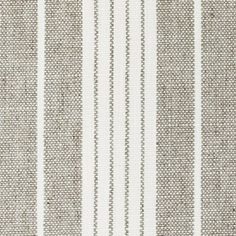 a white and grey striped fabric