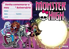 monster high birthday party with monsters and skulls