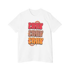 a white t - shirt with the words party park printed on it's chest