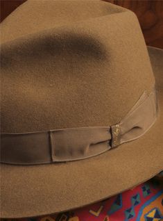 Borsalino Felt Hat in Caramel - The Ben Silver Collection Pork Pies, Ben Silver, Pork Pie, Silver Collection, Caramel Color, Hand Shapes, Felt Hat, Mens Outerwear, Grosgrain Ribbon