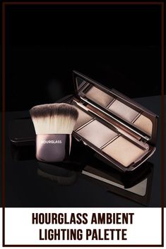 Hourglass Ambient Lighting Palette. Three-Shade Highlighting Palette for Your Best Complexion. (Dim light -Incandescent Light -Radiant Light). Cruelty-Free and Vegan Ambient Lighting Palette, Hourglass Ambient Lighting Palette, Hourglass Ambient, Dim Light