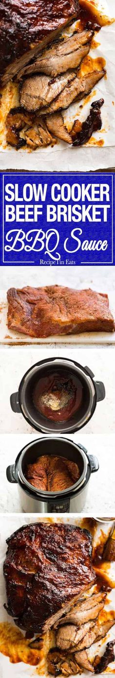 how to cook slow cooker bbq brisket