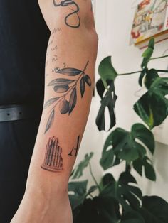 a person with a tattoo on their arm