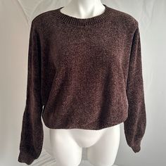 Kld Brown Chenille Long Sleeve Sweater. Essential Soft Chocolate Pullover For Work Or Weekend. Nwt. Smoke Free Home Cell Phone Holster, Phone Holster, Walker Boots, Pajama Shirt, Fit N Flare Dress, Boot Sandals, Rain And Snow Boots, Sleeve Sweater, Snow Boots