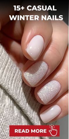 Nails January 2025, Nails For January 2025, January Birthday Nails, Cute Nails For January, Winter Nails Cute, January Nails Winter Simple, Nail Designs Aesthetic, January Nails Winter, Cute Winter Nail Ideas