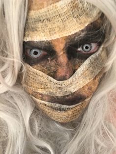 Mummy makeup by me Asylum Makeup Halloween, Makeup Wounds, Sfx Makeup Looks