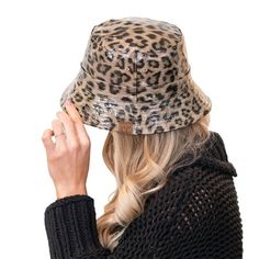 This reversible bucket hat features waterproof leopard print on one side and a soft stylish canvas on the other. It is reversible and a perfect piece to match your activity or outfit for the day. Just roll it up and toss in your bag to take this trendy bucket hat with you. Size: One Size.  Color: Beige.  Gender: female.  Age Group: adult. Reversible Bucket Hat, Cloth Bags, Gender Female, Bucket Hat, Women's Accessories, Leopard Print, Age Group, Bag Accessories, The Day