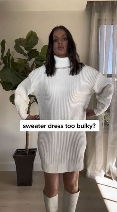 Long Sweater Dress Outfit Dressy, Oversized Winter Dress, Belt Sweater Dress, How To Make A Sweater Dress Tighter, Sweater As A Dress, Knitted Jumper Dress Outfit, Sweater Dress Outfit Oversized, Long Sweater Styling, Gold Sweater Dress Outfit