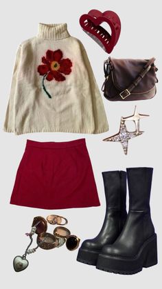 Winter Art Outfits, Pretty Outfits Spring, Earthy Aesthetic Fashion, Outfits College Summer, Summer Outfits College, Brown Leather Skirt Outfit, Flower Skirt Outfit, Summer Outfits Classy, Outfits Men Summer