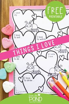 valentine's day coloring pages with free printables for kids to color on