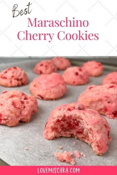 the best maraschino cherry cookies recipe ever