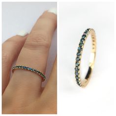 Teal Blue Sapphire Ring . Sapphire Eternity Band . Sapphire | Etsy Sapphire Eternity Band, Sapphire Wedding Band, Ring Sapphire, Sapphire Band, Blue Sapphire Ring, Stacking Bands, Full Eternity Ring, Sapphire Wedding, Blue Sapphire Rings