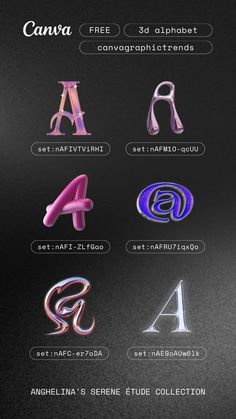 3d Tipografi, Wm Logo, Girly Logo, الفن الرقمي, Elements Canva, Keyword Elements Canva, Graphic Shapes, Canva Fonts