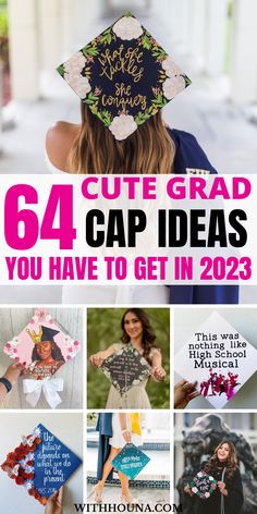 Graduation season is finally here and I can bet you've started looking for the best graduation cap ideas of 2023 to recreate using your favorite quote or saying. Thus, we've got you everything from the cutest college graduation cap ideas, funny graduation cap ideas, trendy graduation cap ideas, high school graduation cap ideas, nursing graduation cap ideas, graduation cap decorations, graduation cap designs, and so much more. Cute Graduation Cap Ideas, Graduation Cap Ideas Funny, Graduation Cap Ideas High School, College Cap Decorations, College Graduation Cap Ideas, Cap Decoration Ideas, Nurse Graduation Cap Designs, High School Graduation Cap Designs, Graduation Hats Decorated