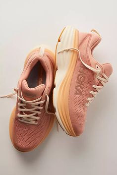 Cute Sneakers | Dressy + Casual Sneakers | Free People Hoka Bondi 8, Cute Hiking Outfit, Hoka Shoes, Pretty Shoes Sneakers, All Black Looks, Modern Shoes, Gym Shoes, Hiking Outfit