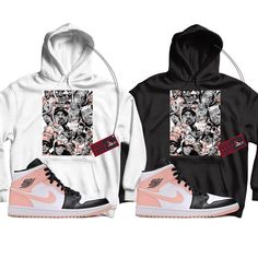 Jordan Crimson Tint Hoodie Jordan Seafoam, Jordan 1 Seafoam, Hoodie Jordan, Hoodie Design