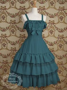 Gaun Fashion, Georgette Dress, Teal Dress, Color Number, Pretty Dress, Layer Dress