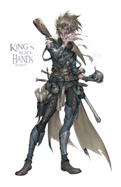 a character from the video game king's magic hands