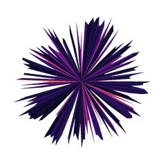 an abstract purple flower on a white background